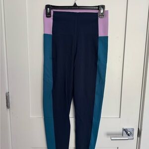 Sweaty Betty Power Leggings in Navy and Lavender